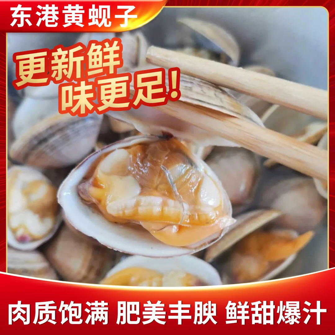 丹东大黄蚬子 4斤（18-23头/斤）95%无沙 京东快递  鲜活发货