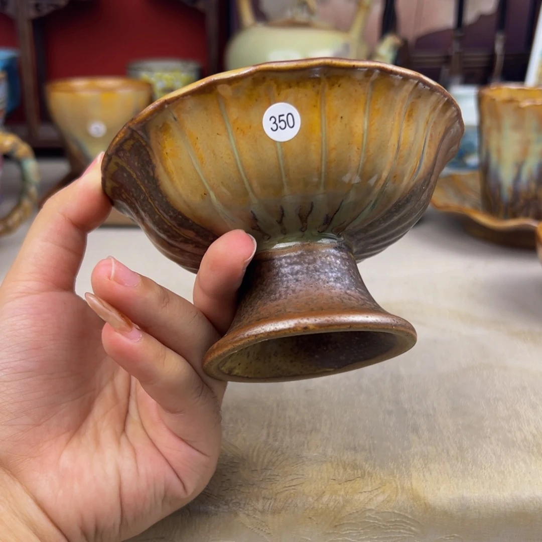 杯纯手工柴烧主人杯