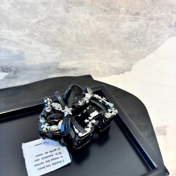 蝴蝶结星星小狗抓夹FJ1423