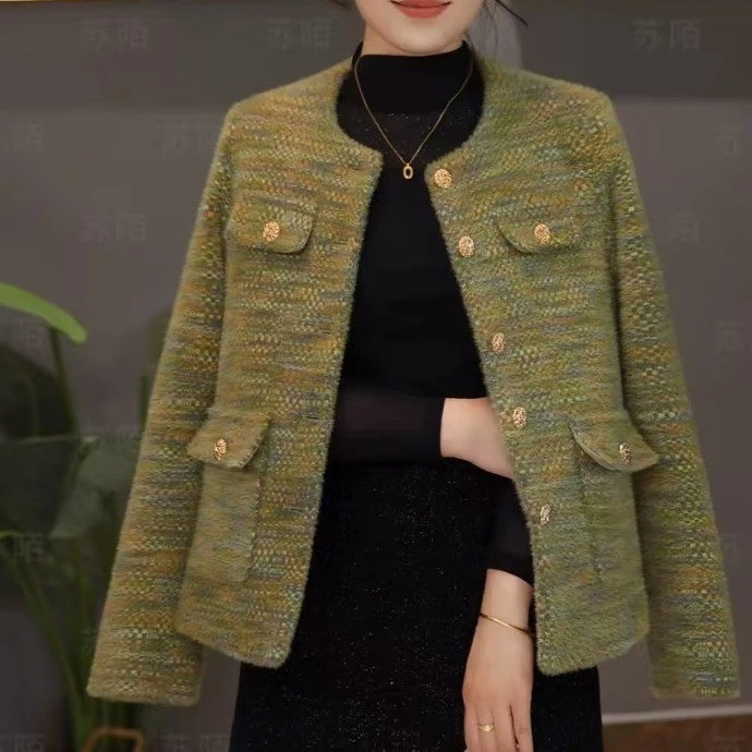 2025春秋新款短款气质香风显瘦高级洋气外套名媛小个子上衣女