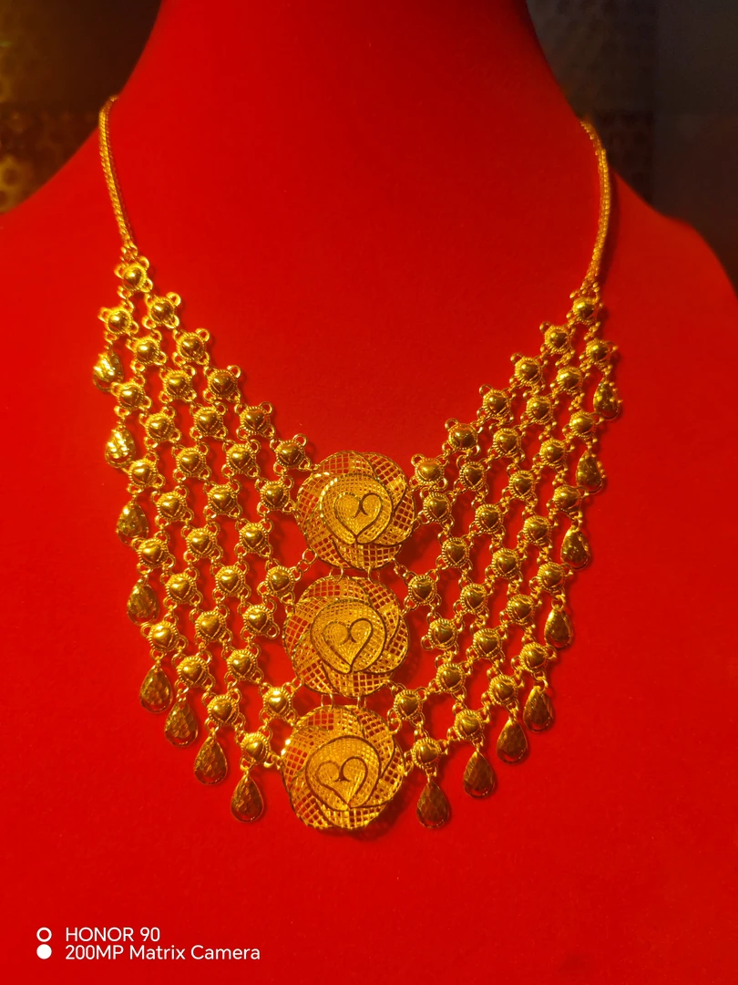 合金项链 黄金2.92克，白银25.58