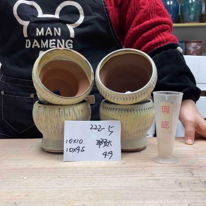 紫砂花盆夏***…多肉花盆微瑕5