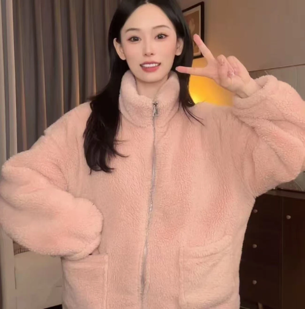 秋冬冬季家居服套装女款冬季高领睡衣加厚网红立领