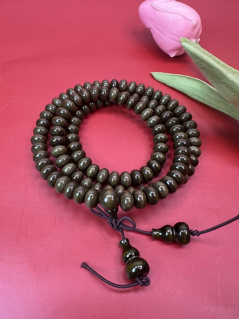 金丝楠算盘珠-无礼盒-@@PS005