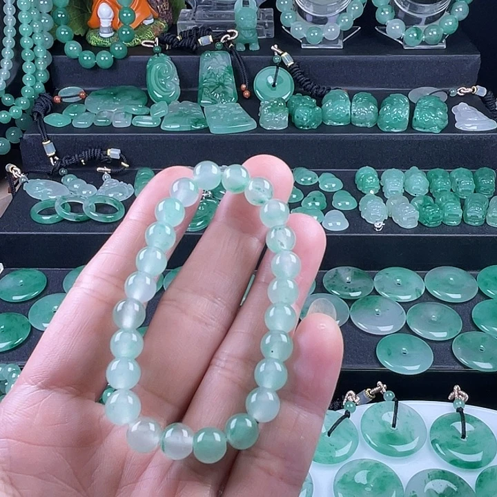 石英质玉未镶嵌手串