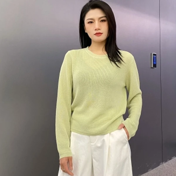 粉和女针织羊毛衫六色羊毛套头衫51ZO6793