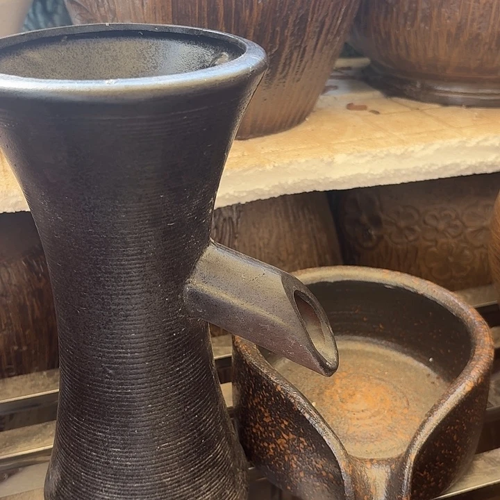 粗陶口径13/25，15/8进水口1.6厘米微瑕