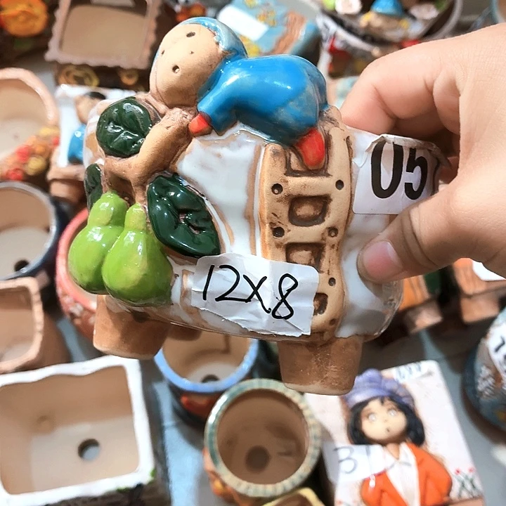 多肉花盆满15包邮