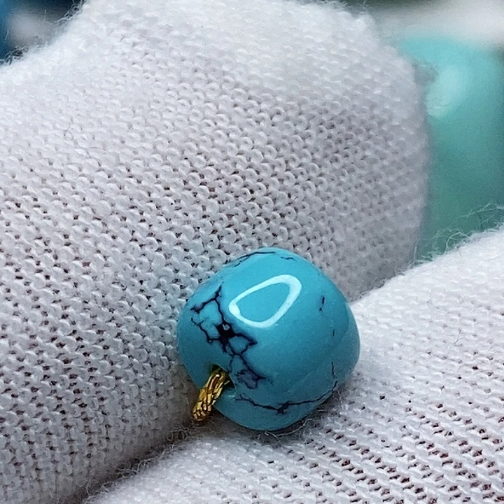 绿松石未镶嵌天然原矿 地大质检