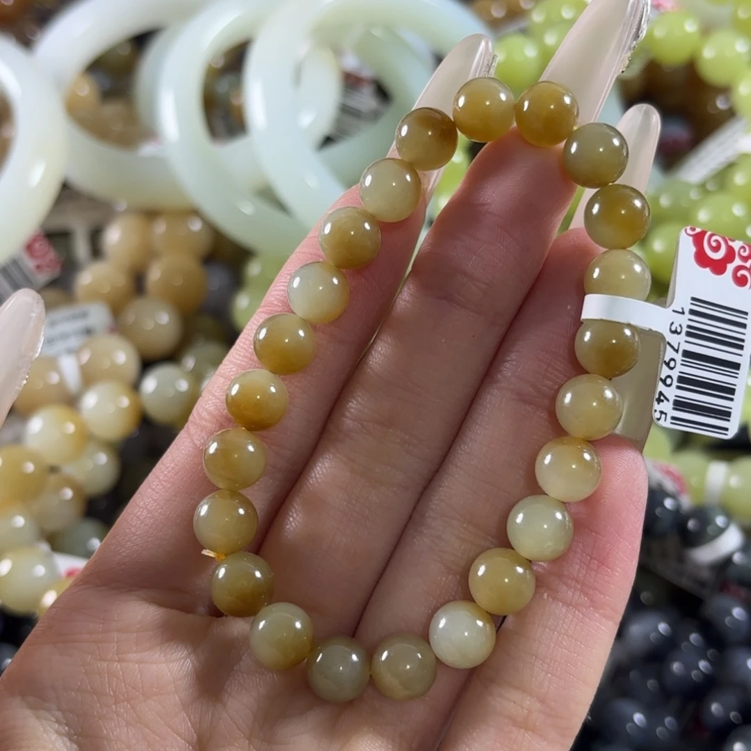 和田玉未镶嵌手链2