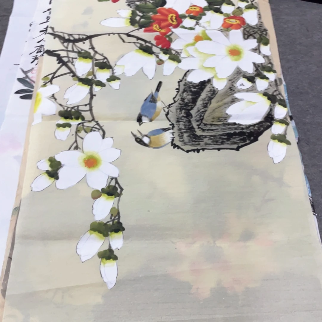 国画 国画作品画心一张