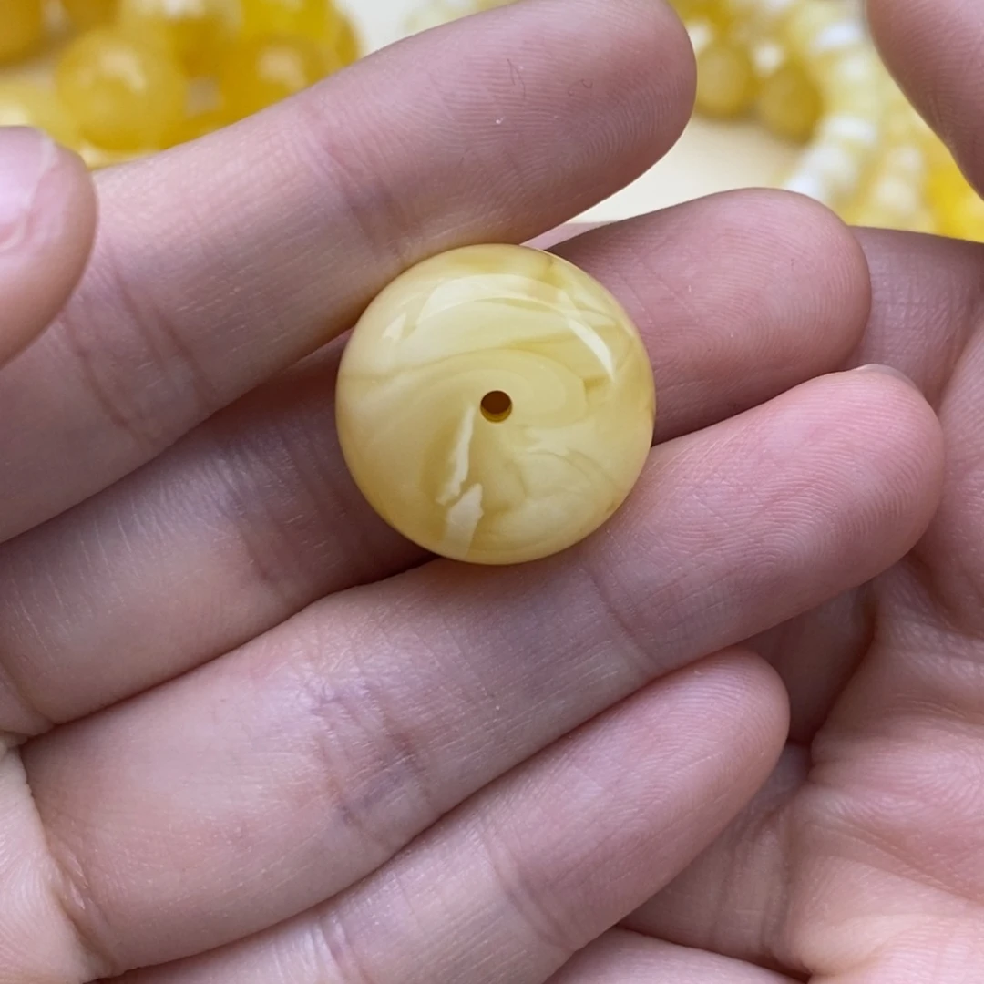 琥珀裸石未镶嵌烟****·18.6✖️12.1墩子