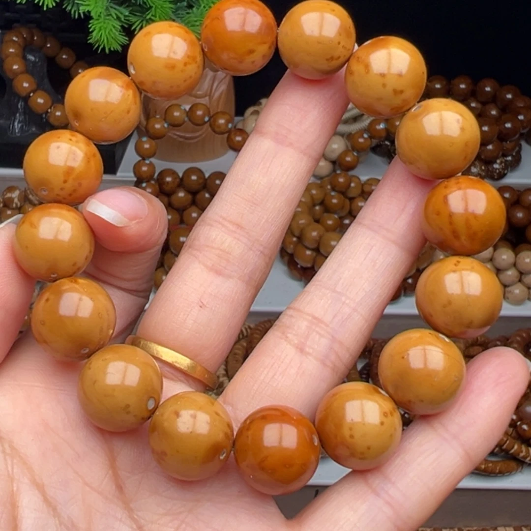 紫金鼠手串卡14+半实心光珠 福利款