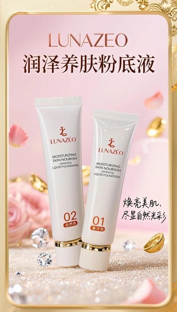 第二代素颜锁妆粉底液