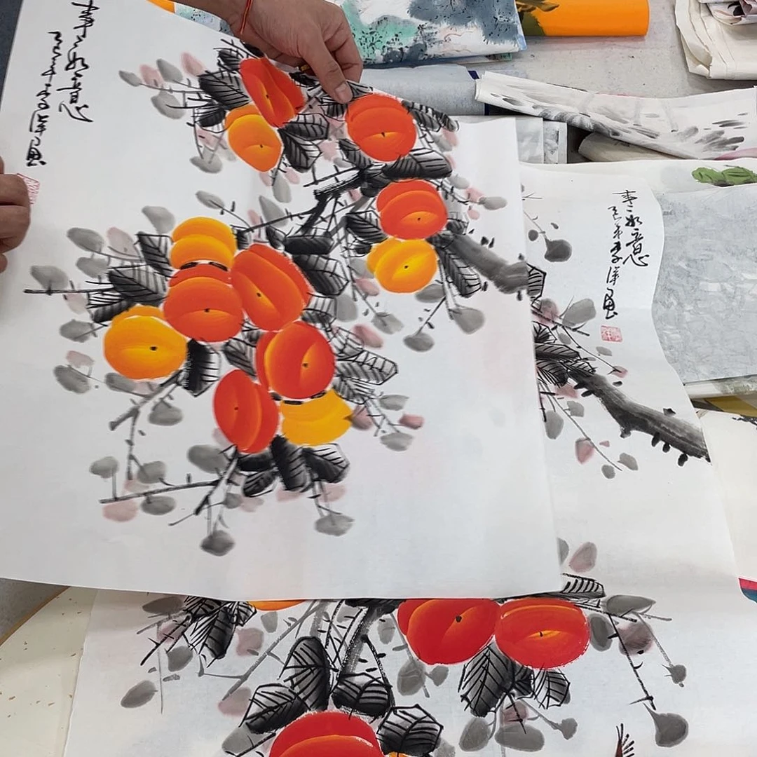 国画纯手绘国画宣纸