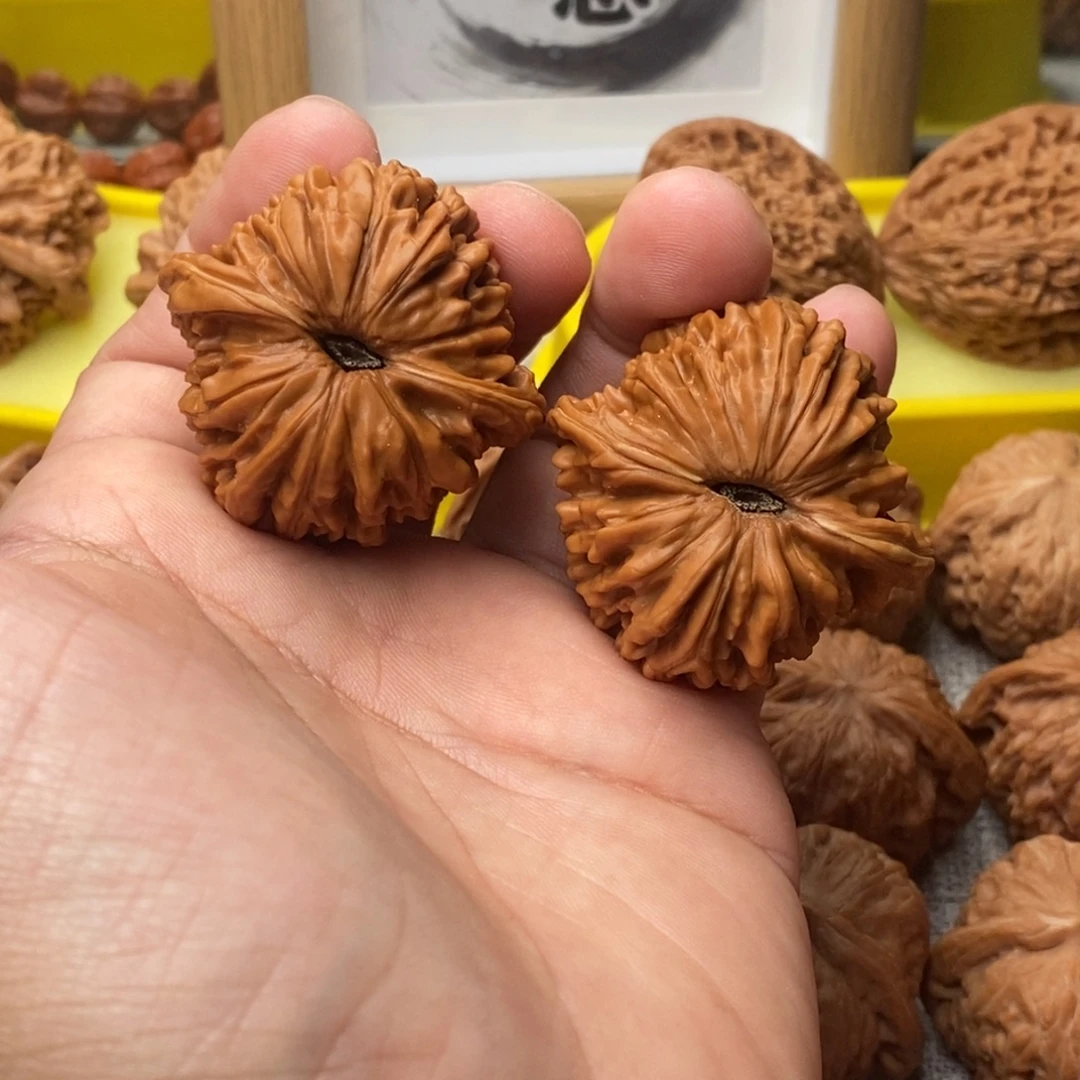 吊坠文玩核桃四座楼43