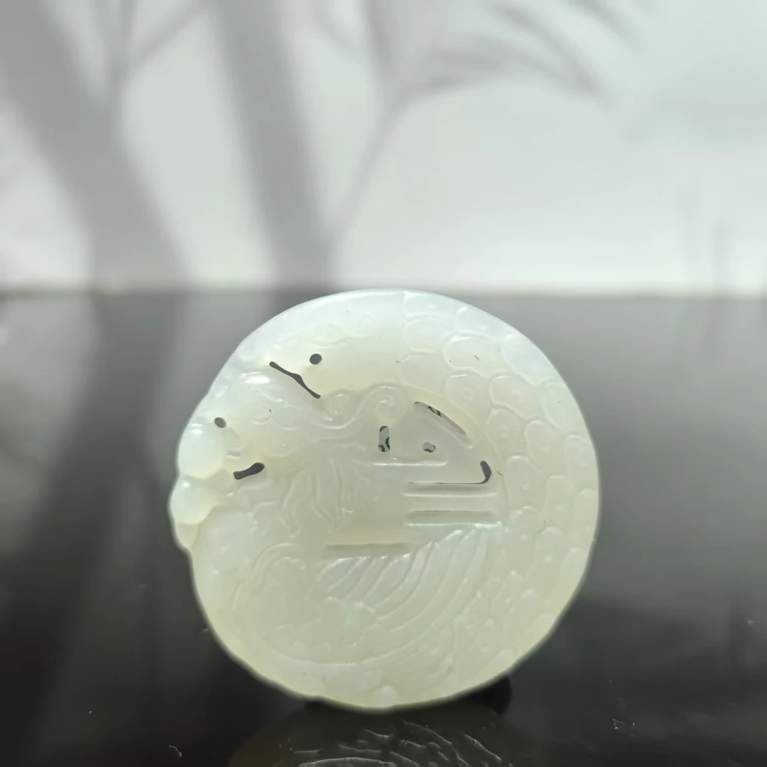 O和田玉凤凰吊坠0403