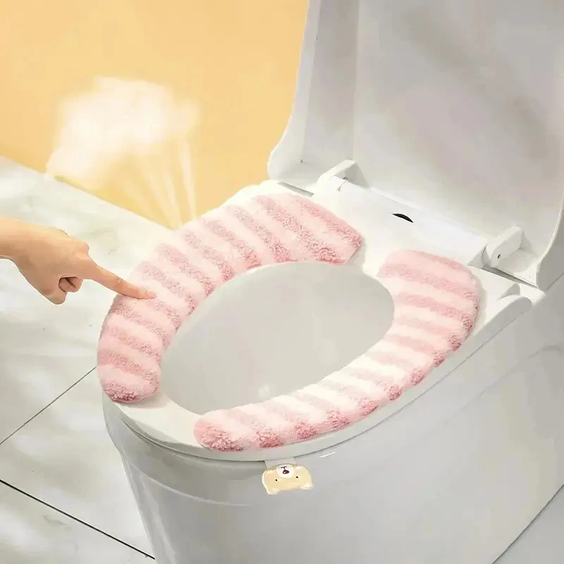 马桶坐垫家用四季通用马桶垫贴粘式坐便垫冬季保暖坐垫WXY