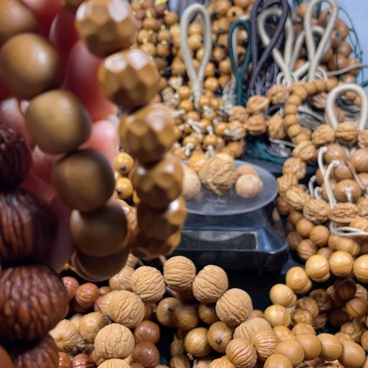 暖***嘴猴头核桃手串猴头核桃