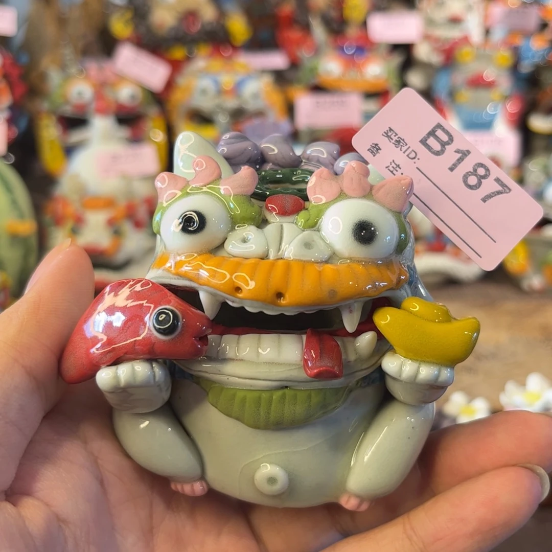 泥塑纯手工茶宠摆件
