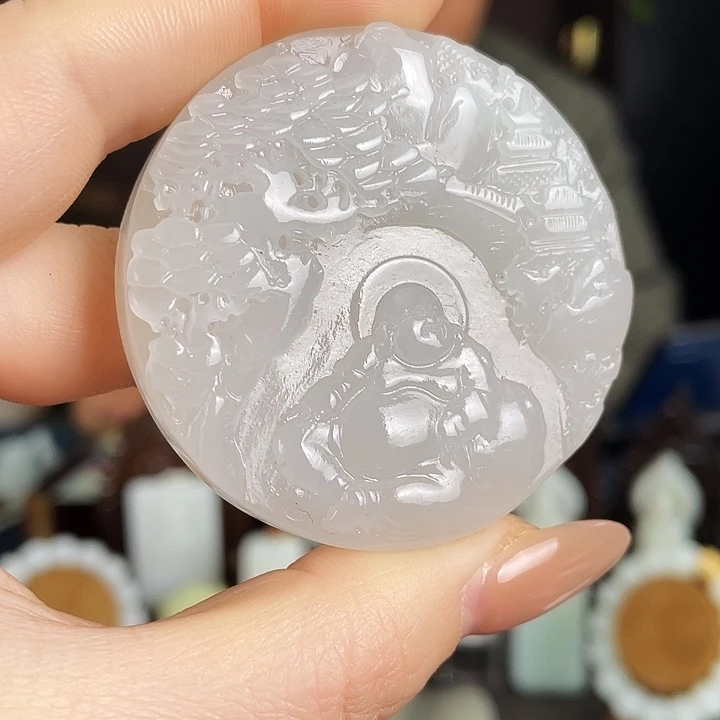 和田玉未镶嵌颈饰定制发货