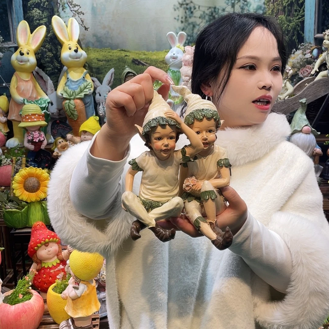 摆件花园摆件红红火火