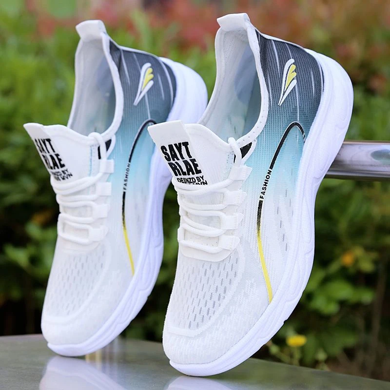 男士透气潮鞋男生运动鞋时尚百搭休闲2025鞋子男款爆款2025新款