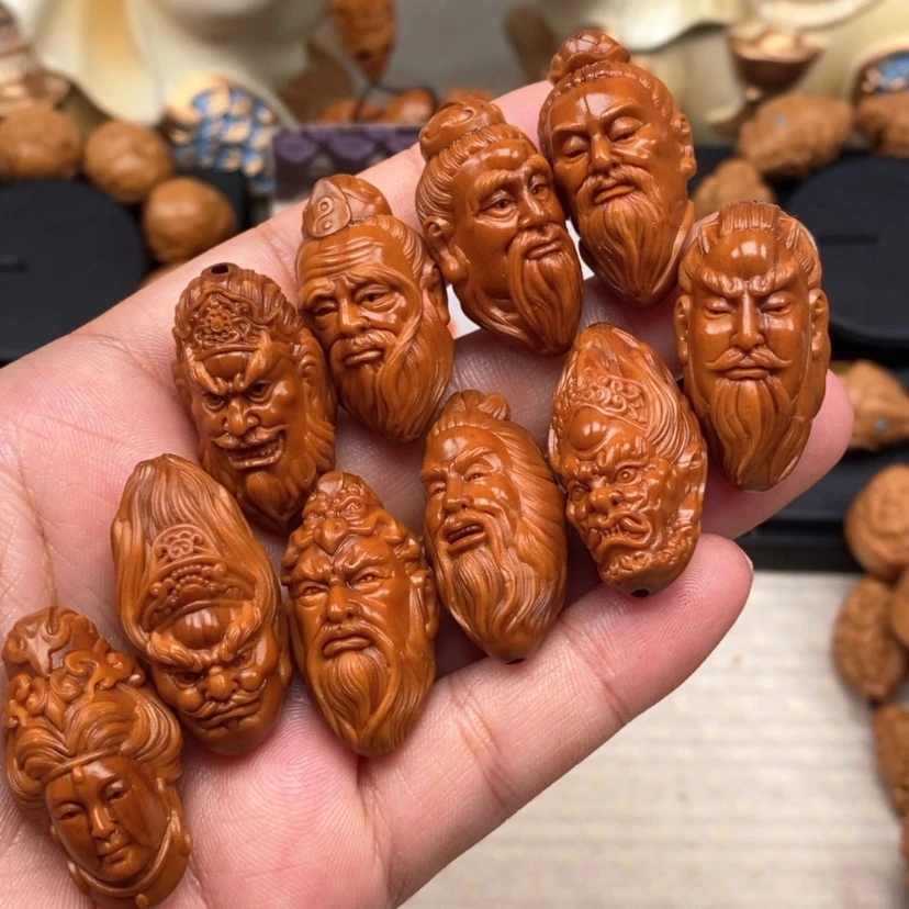 【闪购商品】橄榄核吊坠橄榄手工雕刻工艺