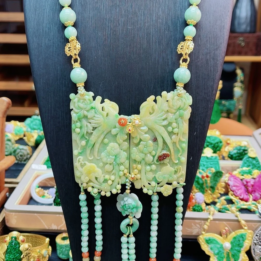 颈饰合金翡翠48小时鉴赏期