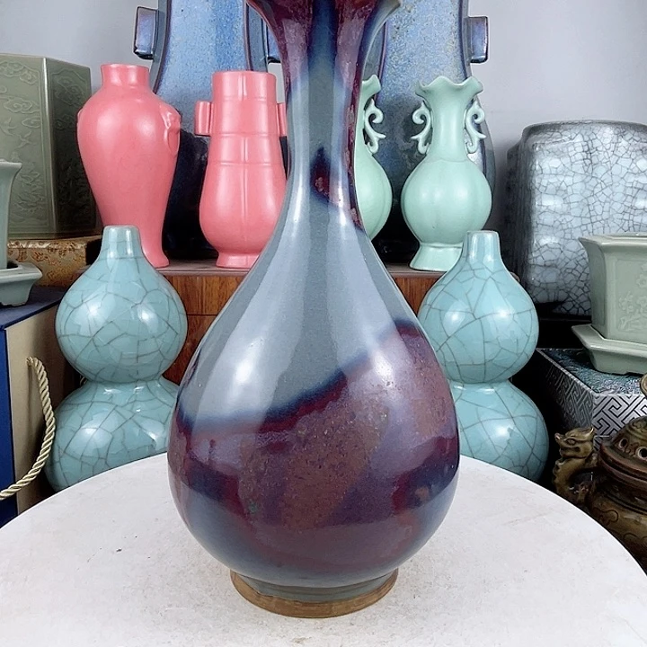 用***3瓶手工制作陶瓷摆件
