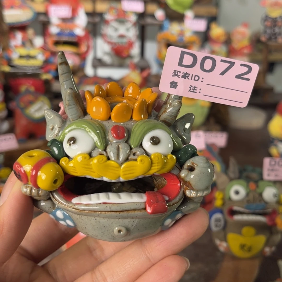 泥塑纯手工茶宠摆件