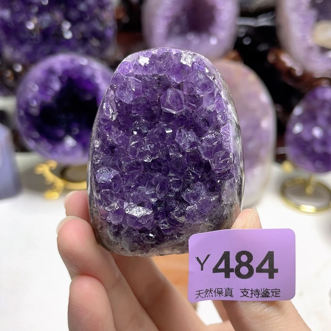 珠宝半成品未镶嵌紫晶