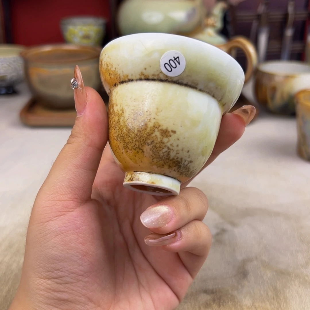 杯纯手工柴烧主人杯