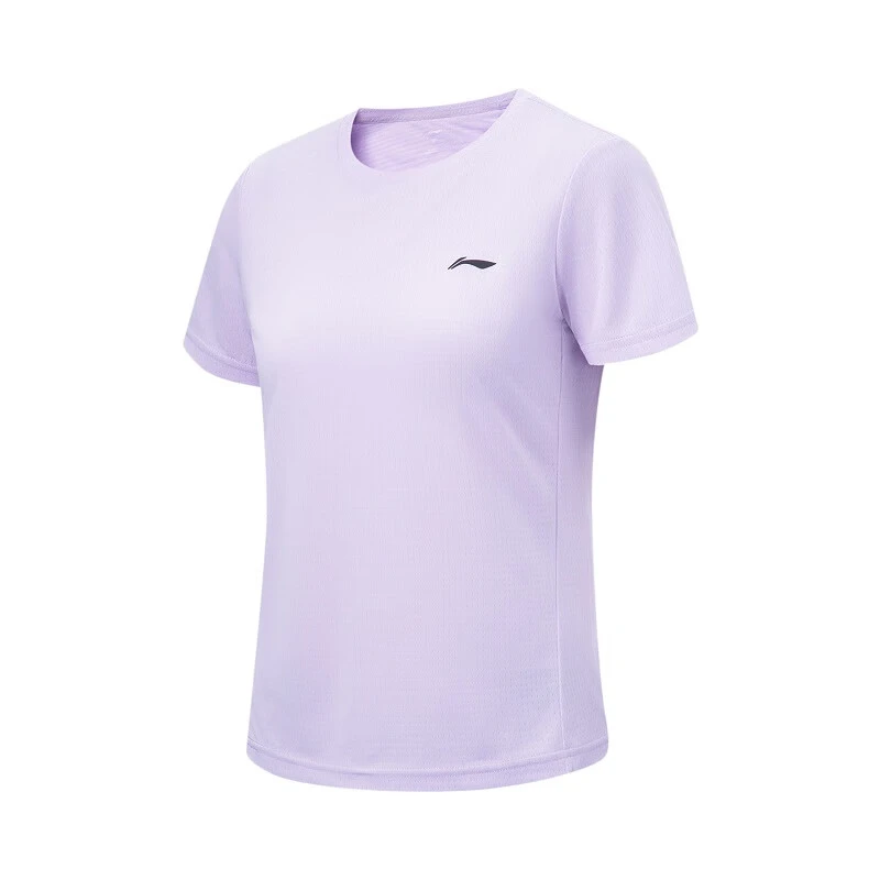 (直播）李宁女士运动夏季新款户外跑步系列速干透气圆领T恤ATST350