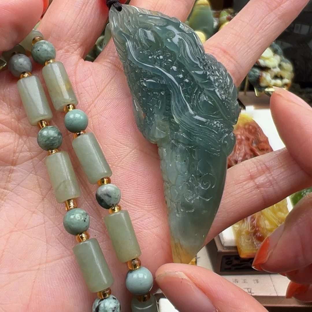 岫玉未镶嵌挂件挂件