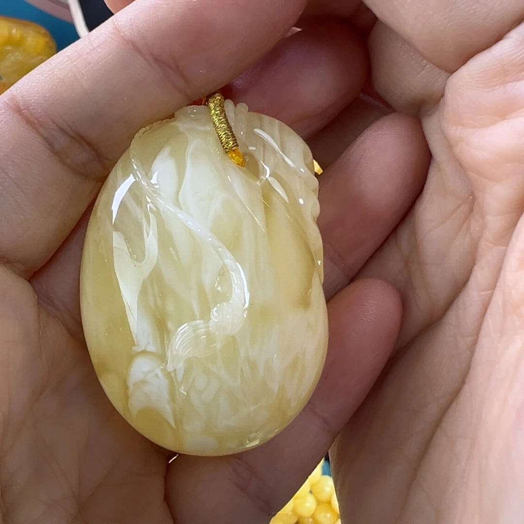 蜜蜡吊坠(不含链)未镶嵌子****