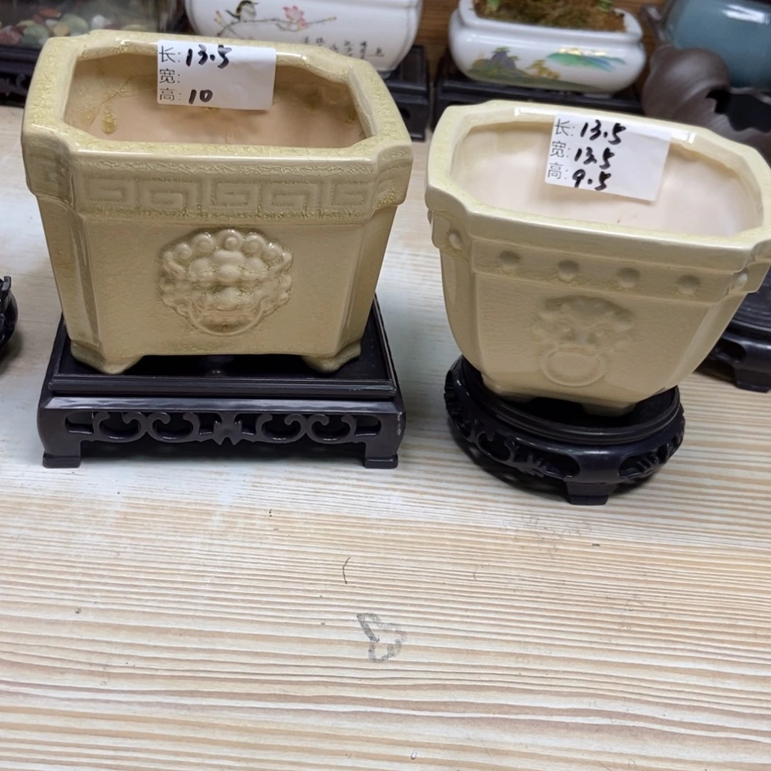 瓷片陶瓷花盆陶瓷艺术