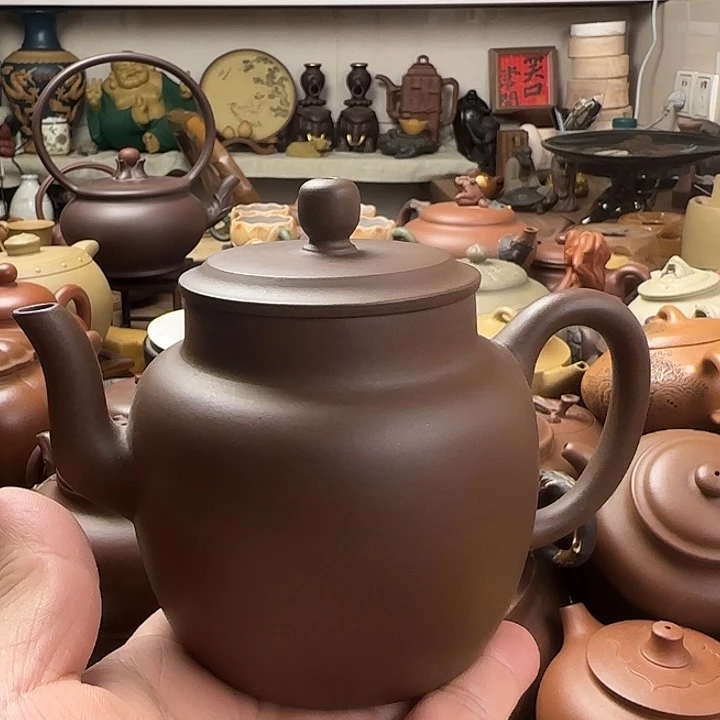 @***歌紫泥茶壶原矿紫砂