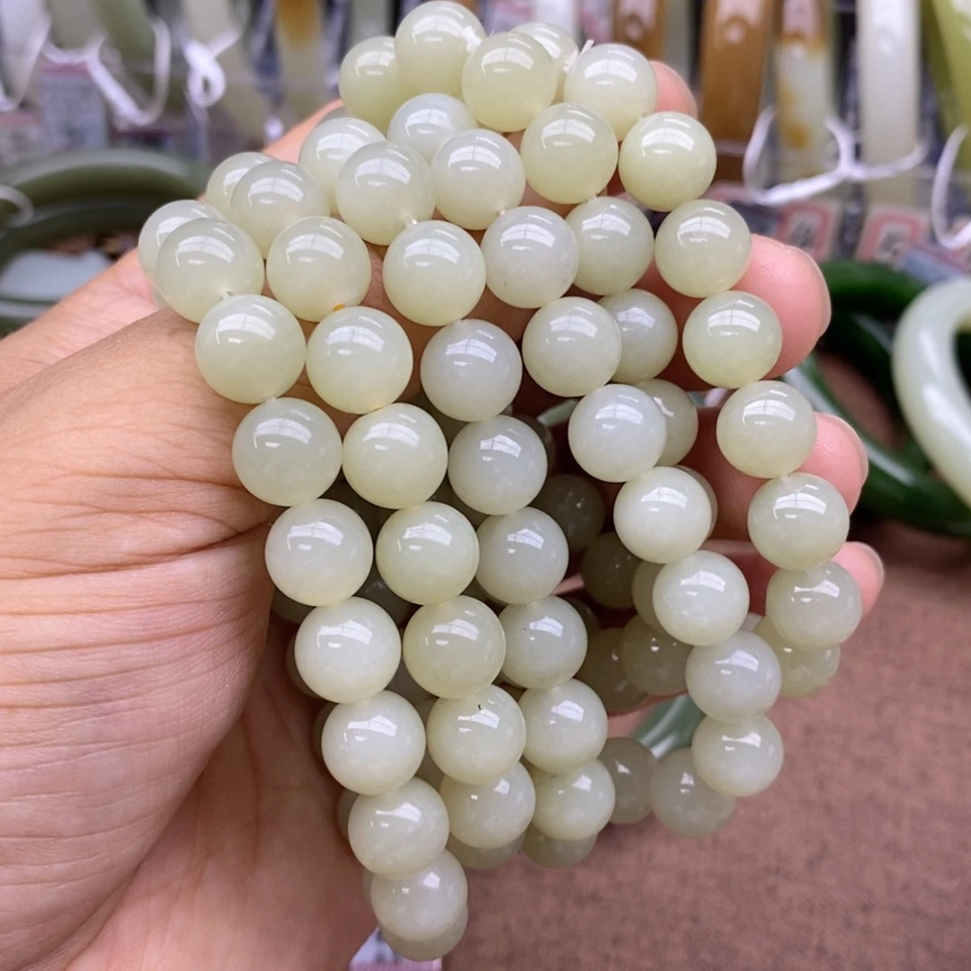 手串未镶嵌和田玉卡10