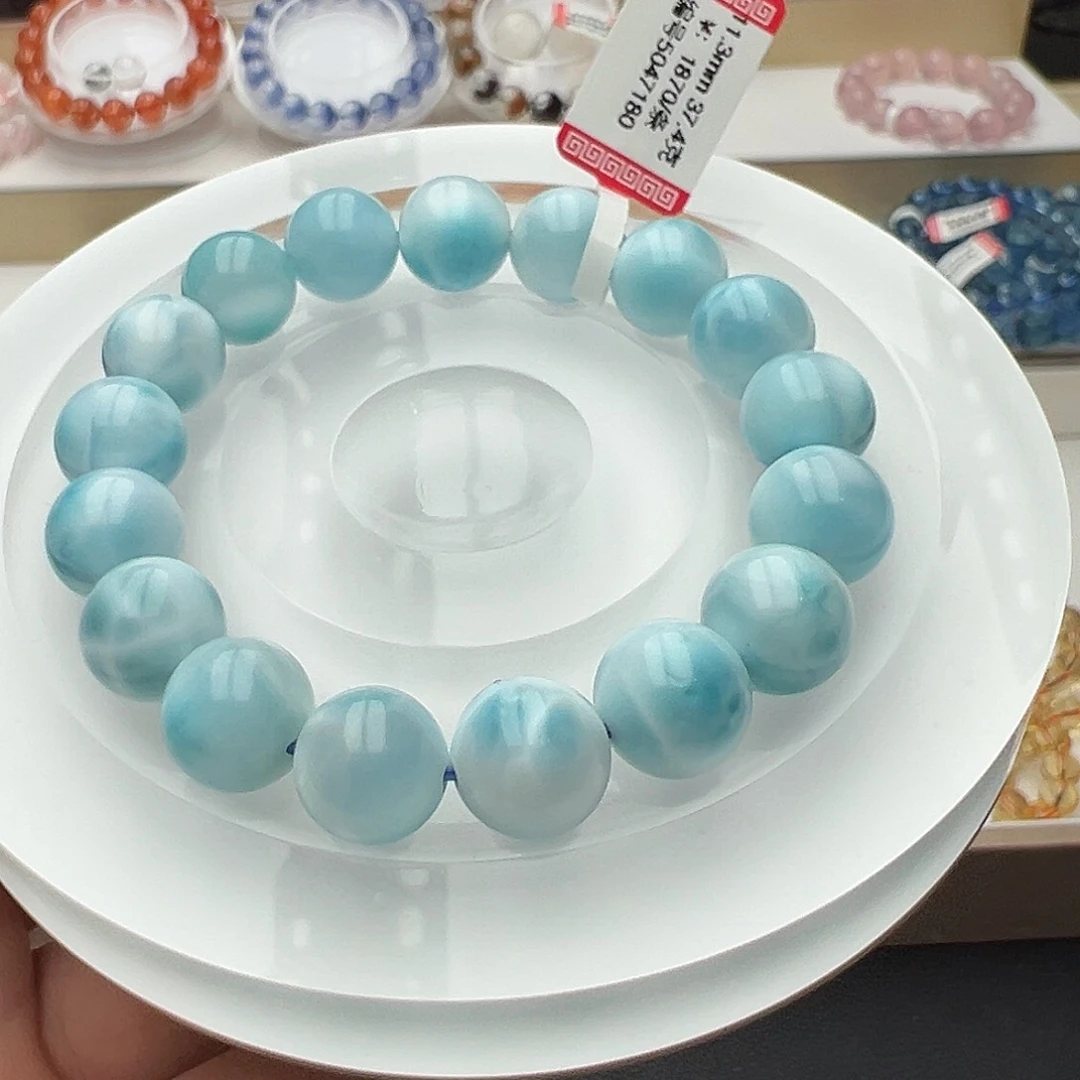 水晶手链未镶嵌天然海文石毕业11.3
