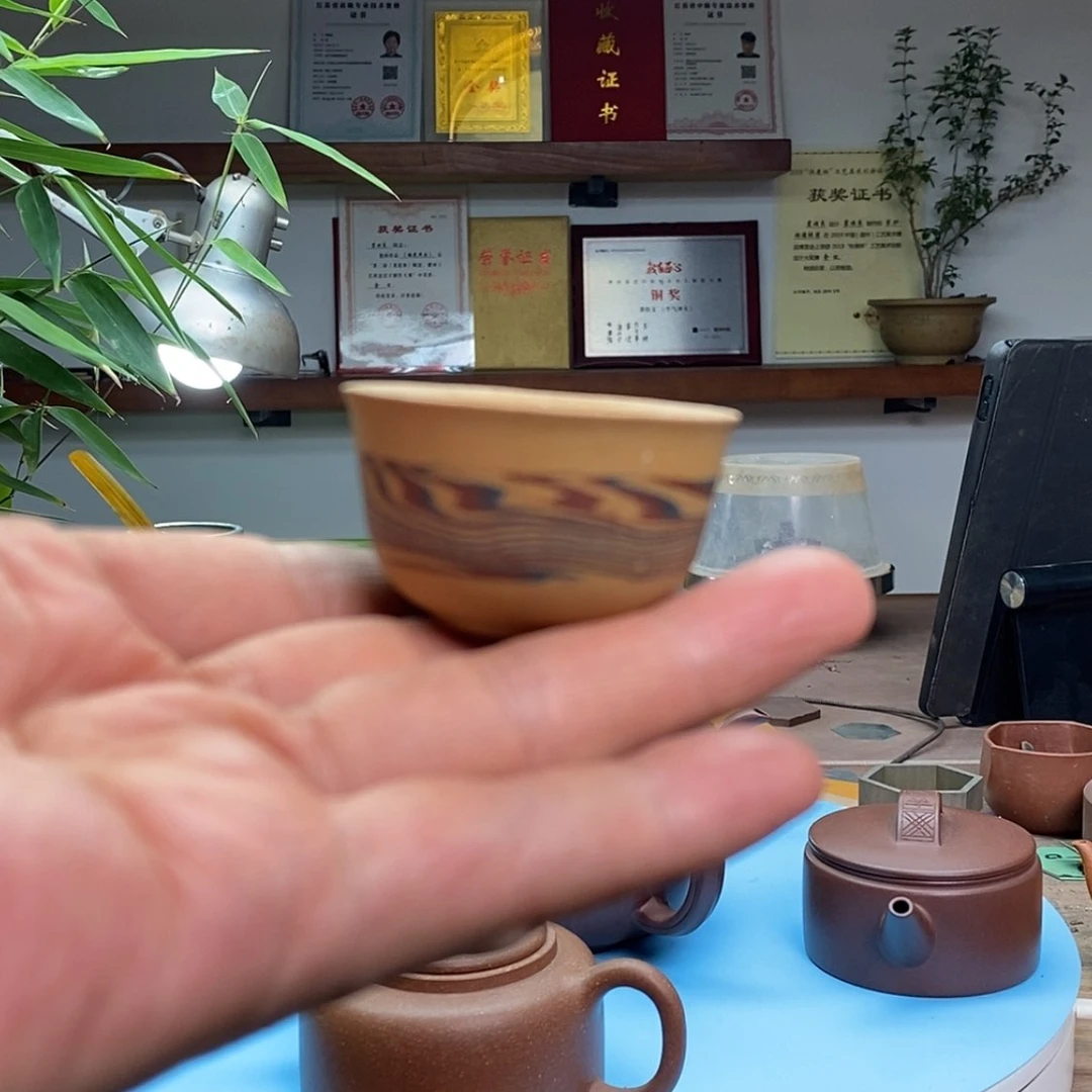 【闪购商品】茶壶段泥绞泥主人杯:30CC:精工:半手