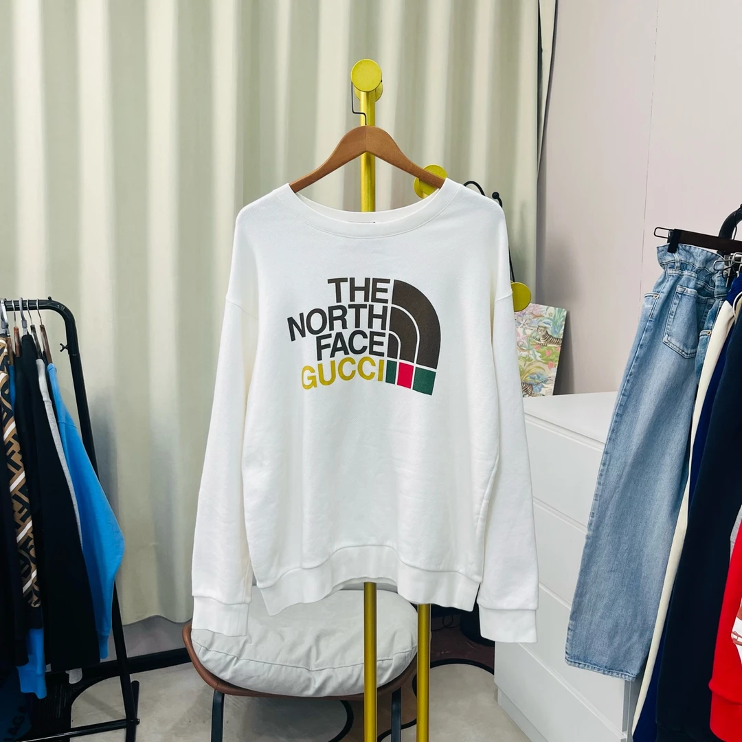 99新 GUCCI/古驰  白色联名卫衣  M码