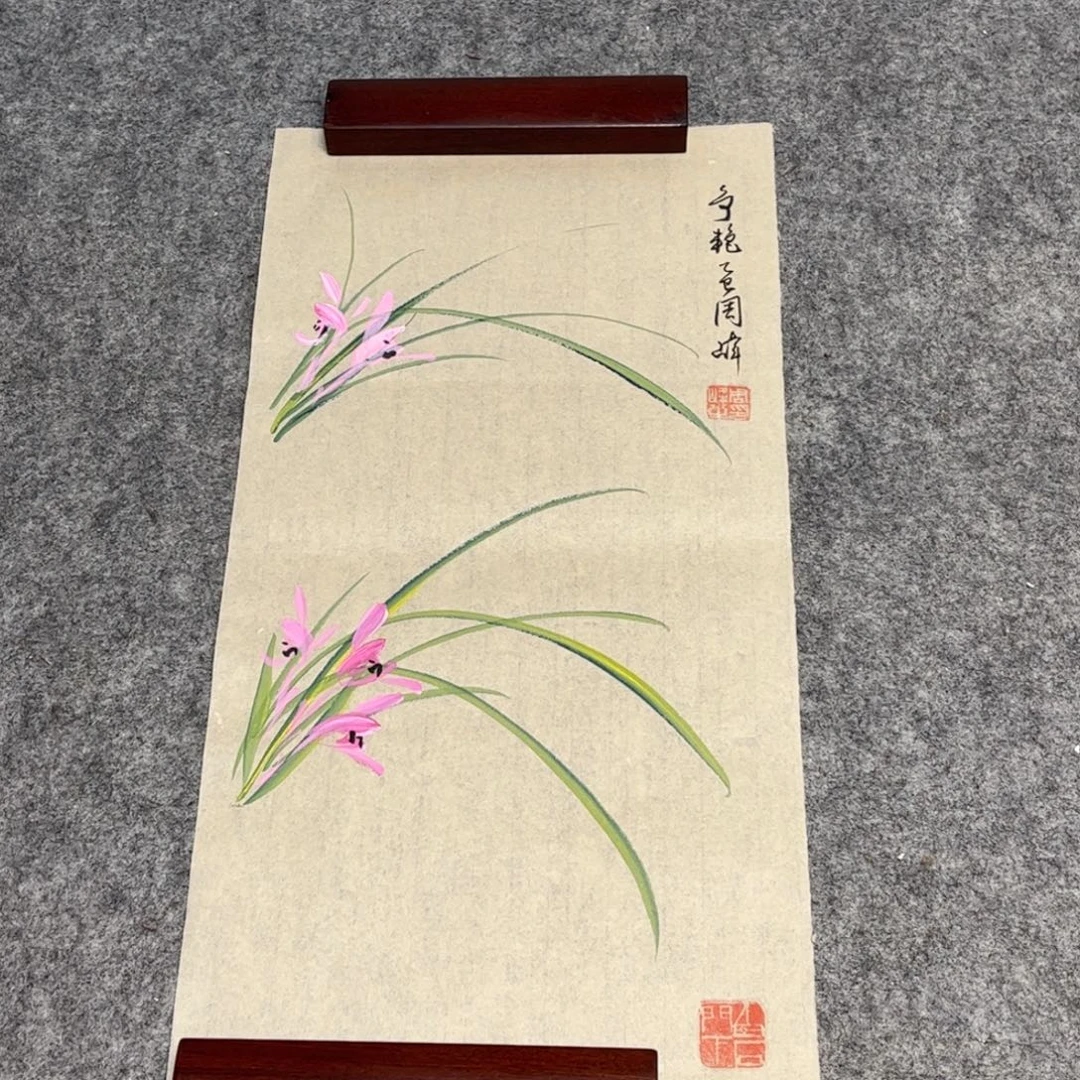 国画12.12纯手绘无边框作品