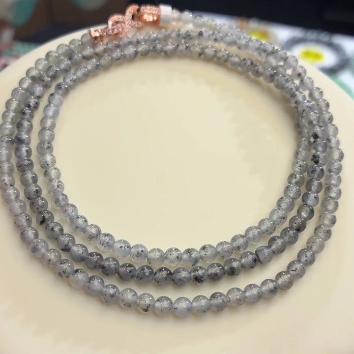 翡翠未镶嵌手链冰胶水墨丹青卡