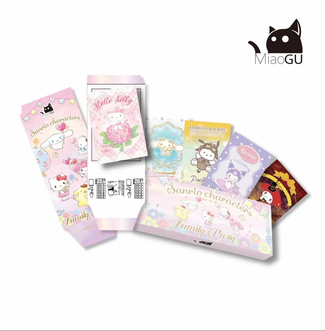 【多开】喵谷文创-【三丽鸥】家族派对1弹撕撕乐国产二创收藏卡片