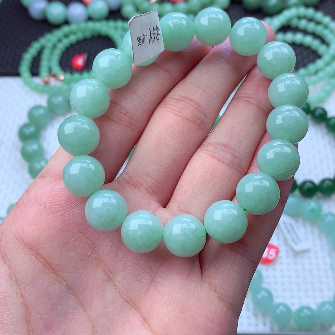 翡翠未镶嵌毛衣链