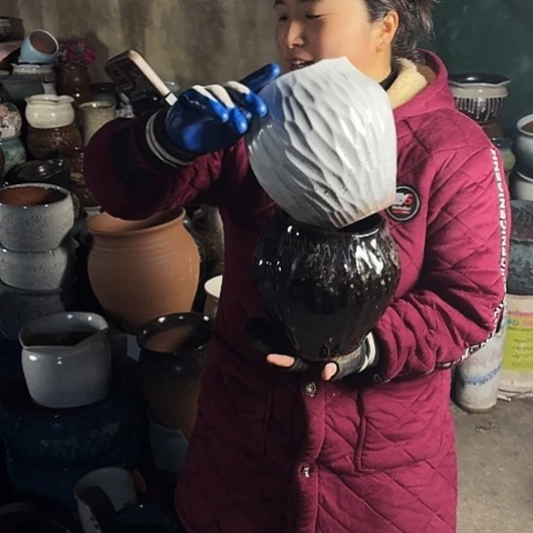 口14高20瑕疵盆子