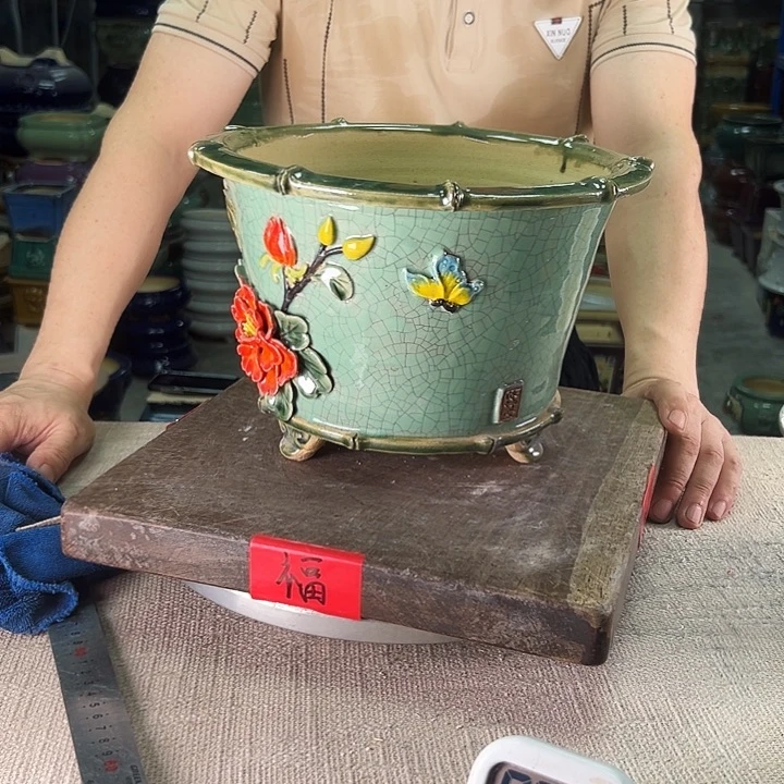 泳坤堂石湾盆困***睡陶瓷