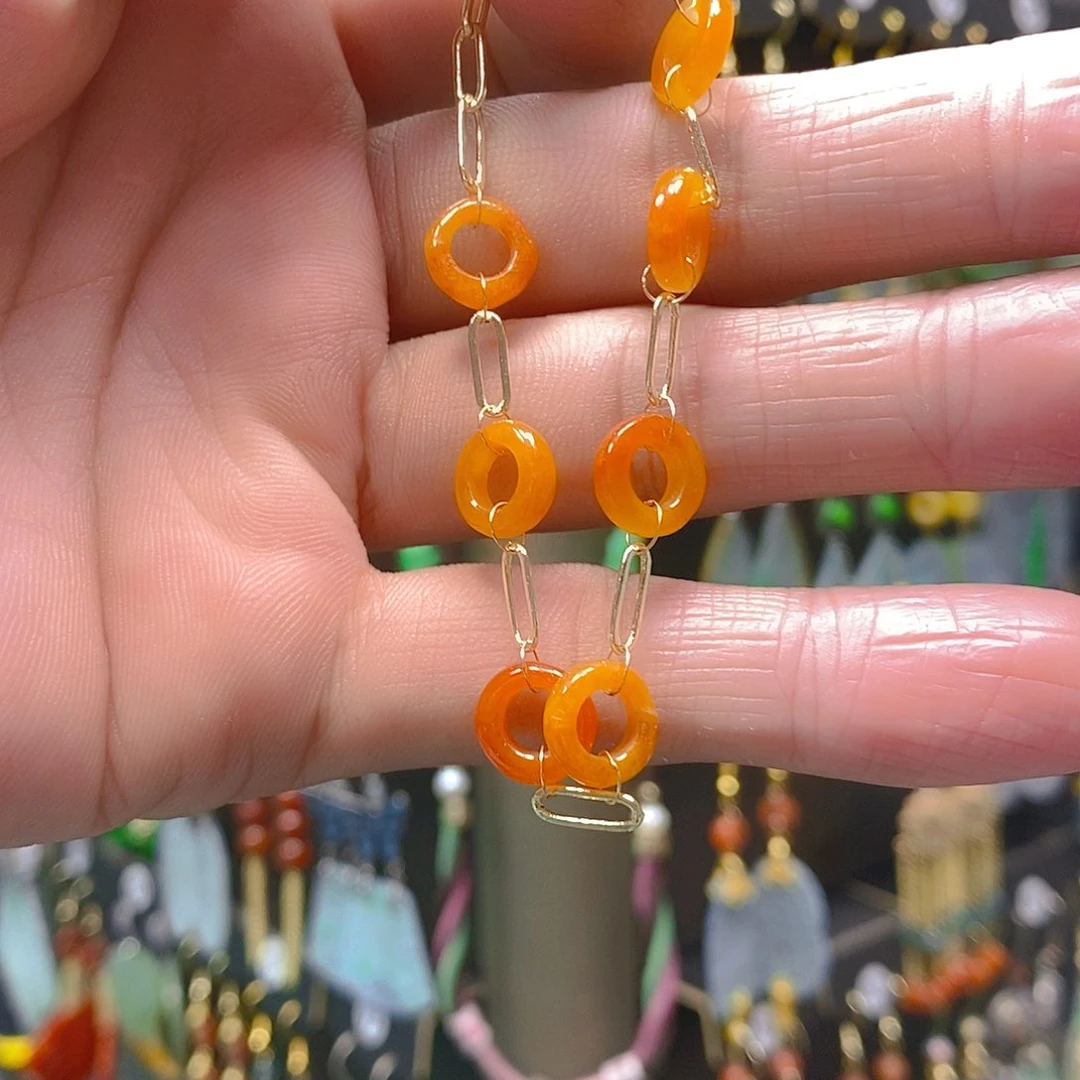 未镶嵌翡翠耳饰翡翠