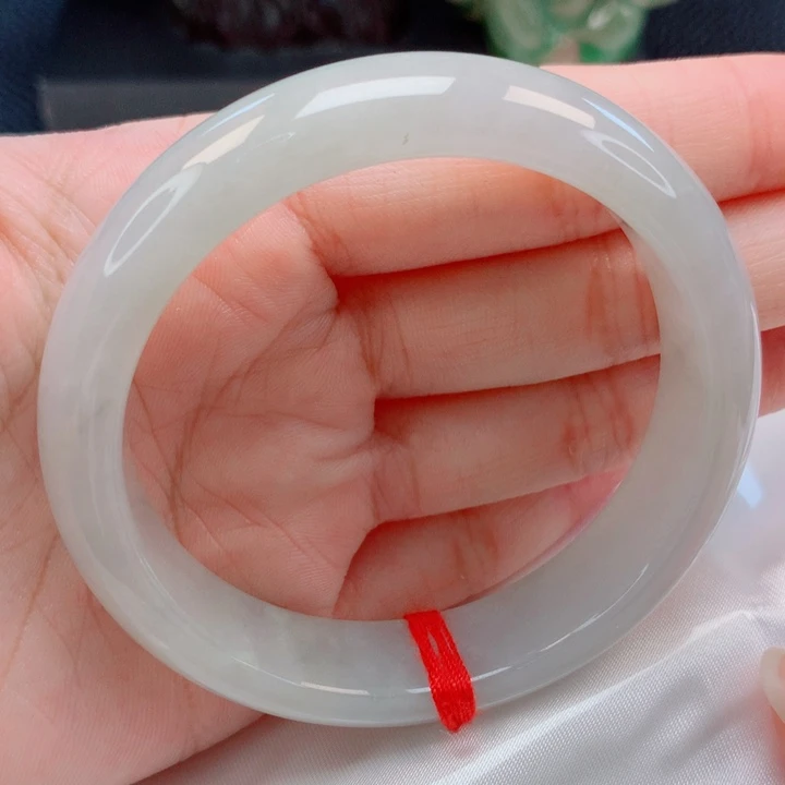 翡翠未镶嵌手镯55圈